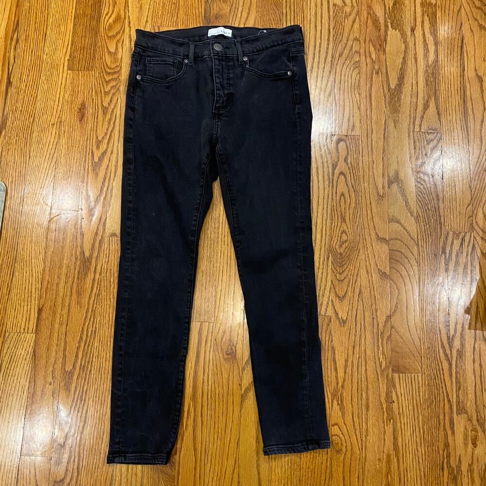 Ann Taylor Loft Modern Skinny Jeans Black 28‎ 6